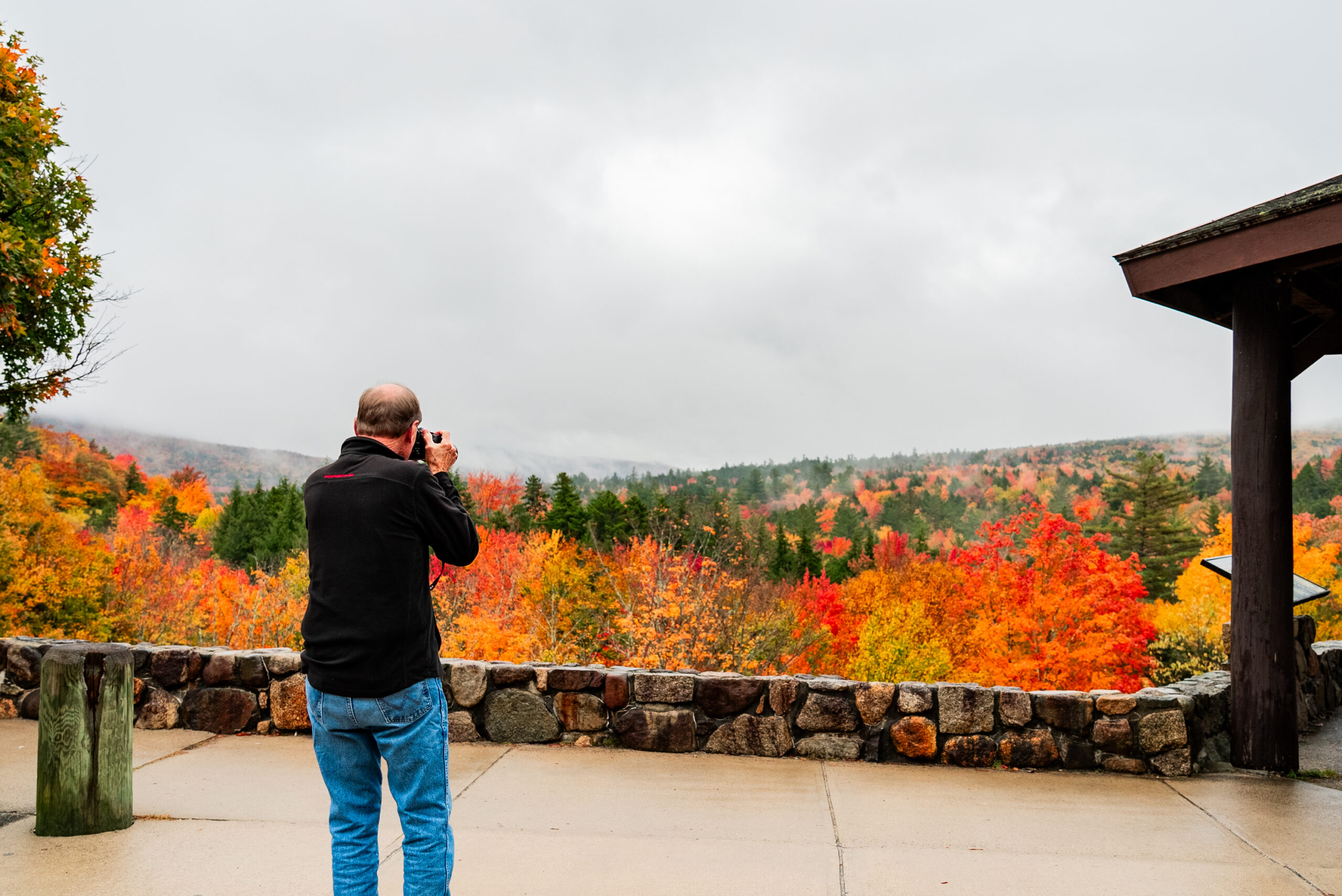 Kancamagus Highway during fall